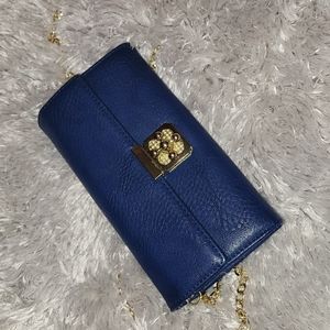 Navy Clutch Purse